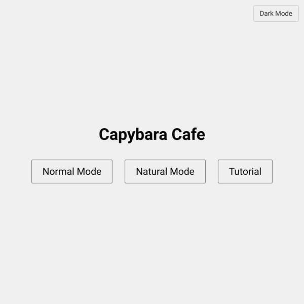 Capybara Cafe