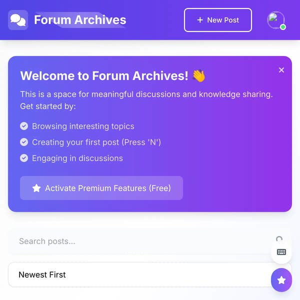 Forum Arachives