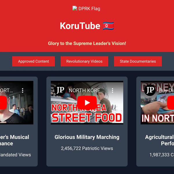 Youtube but it was made by North Korea