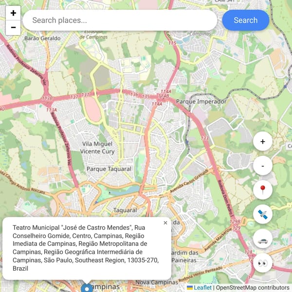 WebSim Maps
