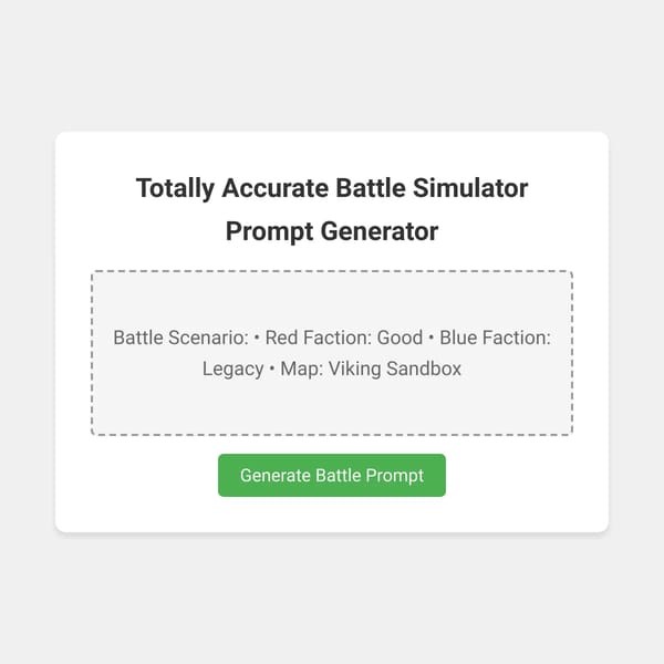 TABS Battle Generator