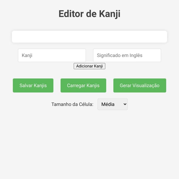 Printable Japanese Kanji