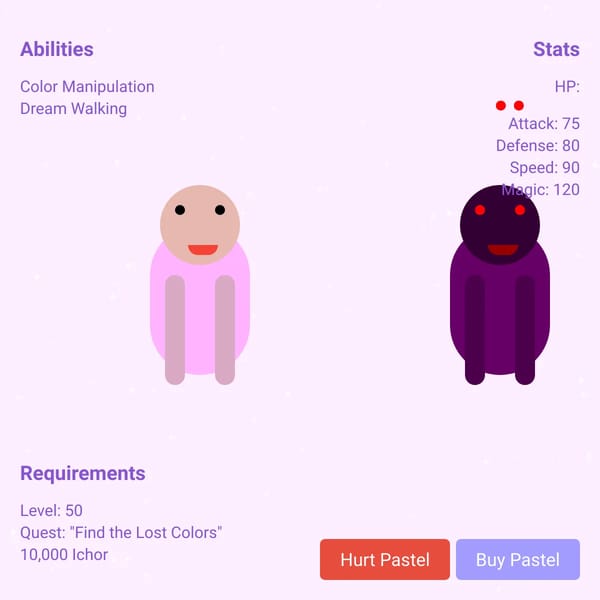 Pastel my new oc