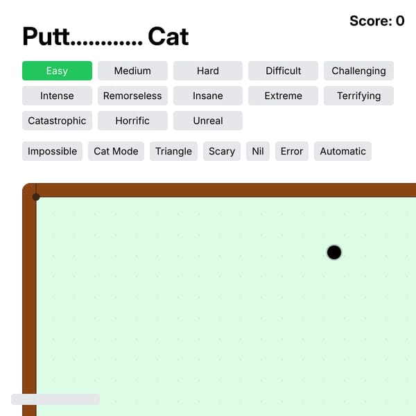Putt................ Cat