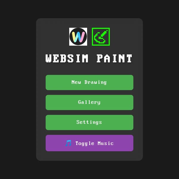 Websim Paint V1.00