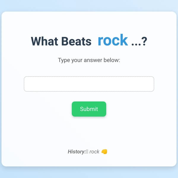 Rock Beats Game