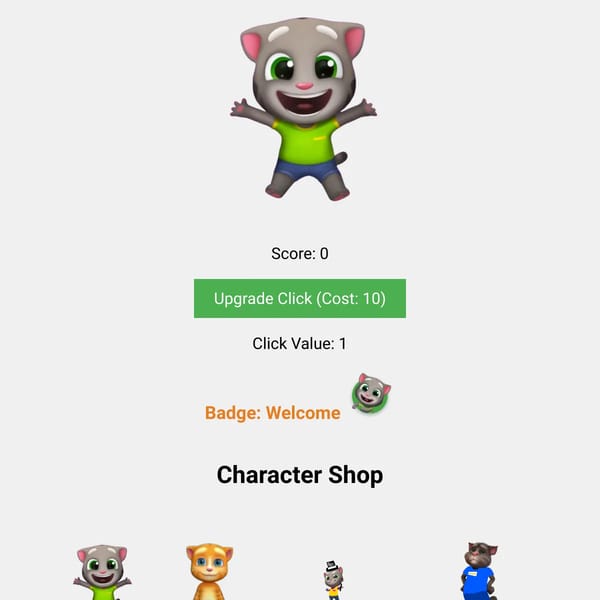 Talking Tom Clickers Sim