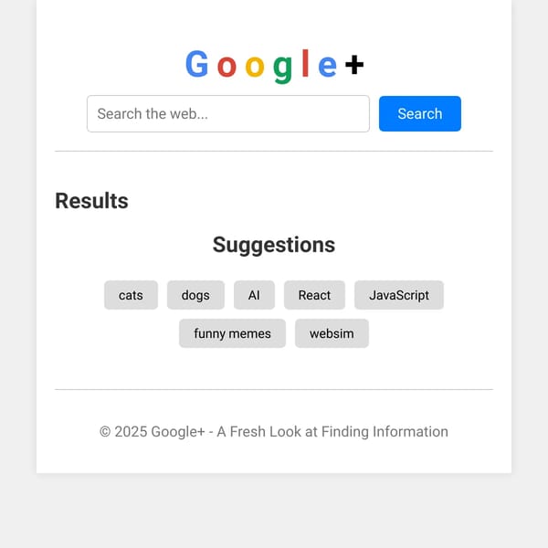 Sequel Search (Google+)