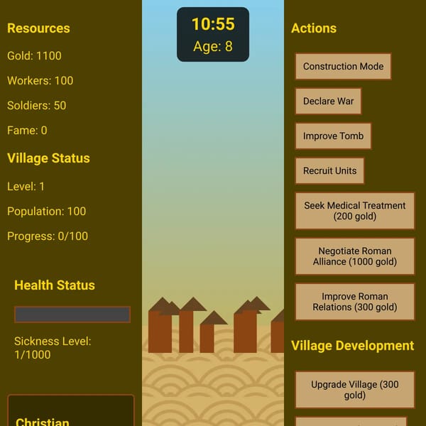 King Tut Empire Simulator
style