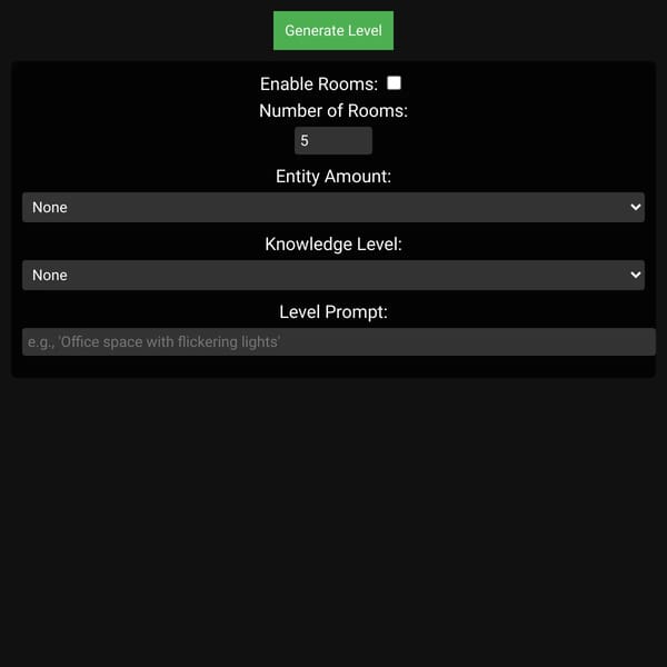 Backrooms Level Generator