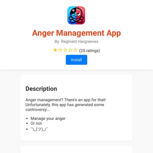 💢 Anger Management App 😡📱