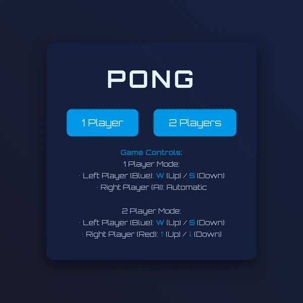Pong Game