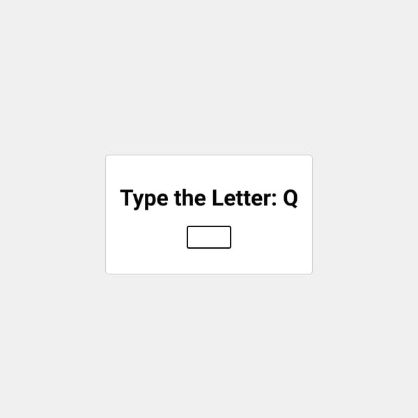 Typing Game with Letter Sounds