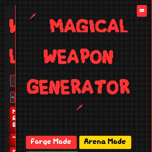Magical Weapon Generator