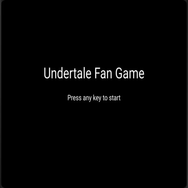 Undertale Fan Game (WORKING ON IT)