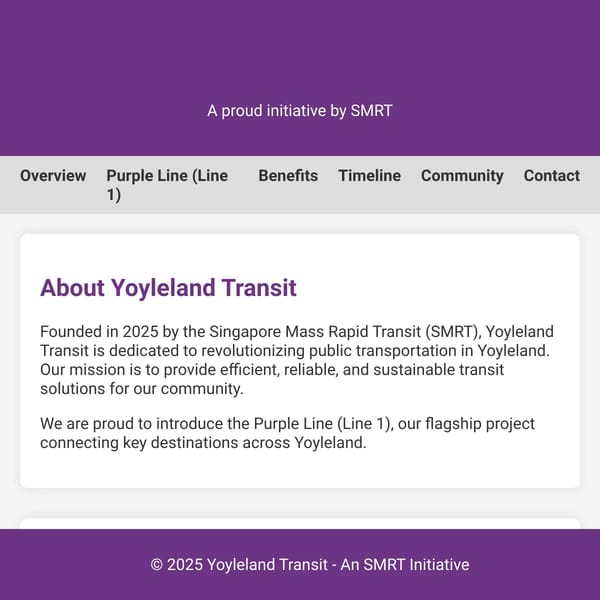 Yoyleland Transit Concept
