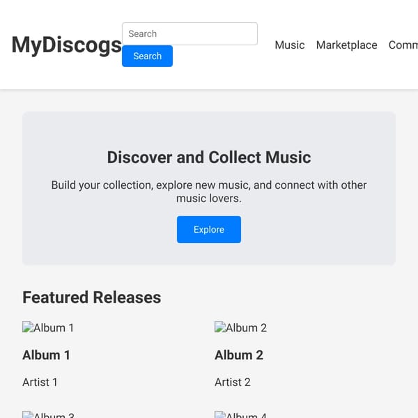 Discogs Clone