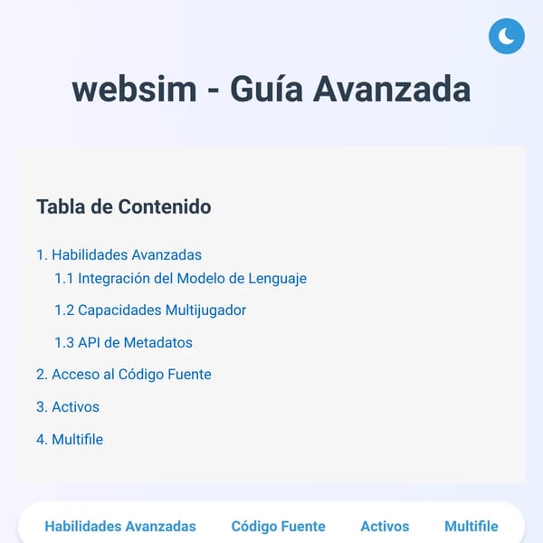 websim - Guía Avanzada