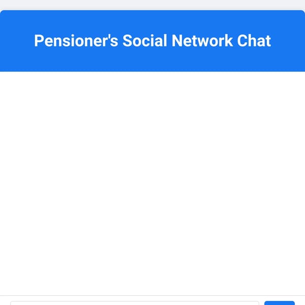 Pensioner's Social Network