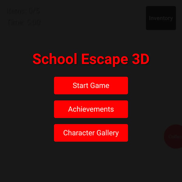 School escape 3D (like baldi's basics)