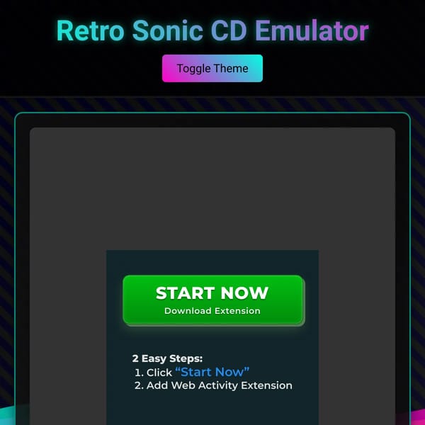 Retro Sonic CD Emulator
