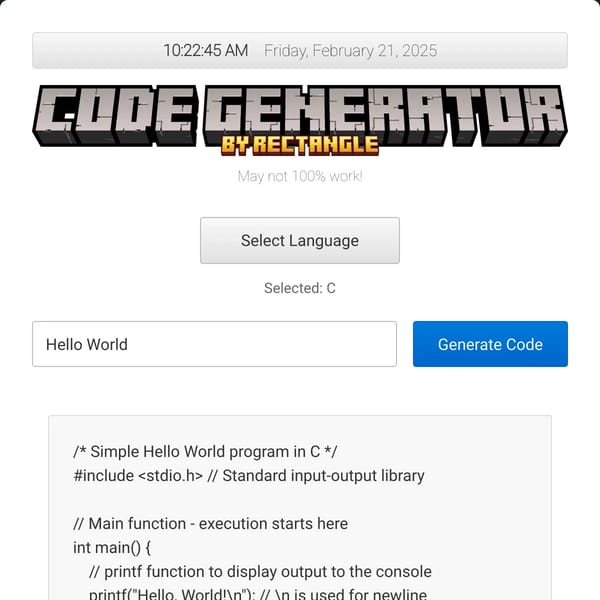 Code Generator