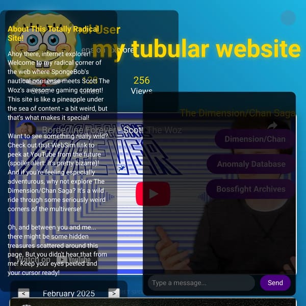 My Tubular Website