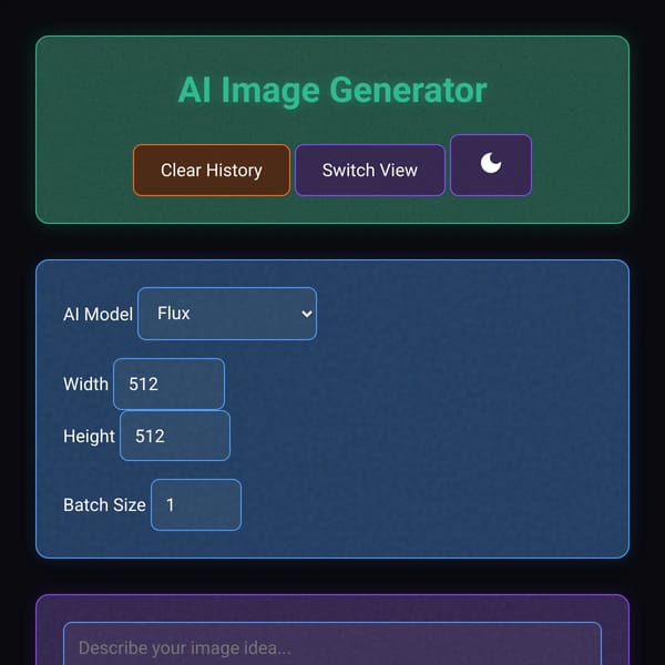 Enhanced AI Image Generator