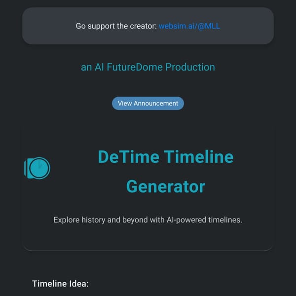 AI FutureDome: DeTime