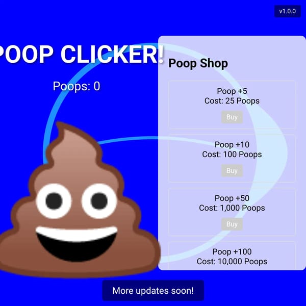 Poop clicker