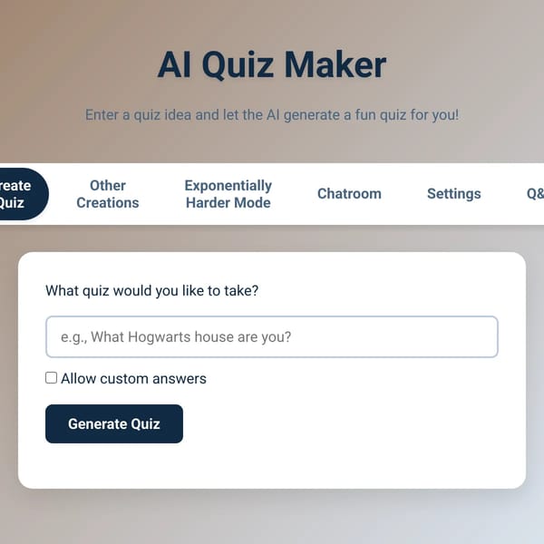 AI Quiz Maker