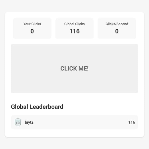 Global clicker :P