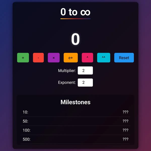 0 to ∞