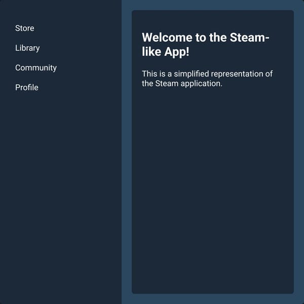 Steam but one game existed