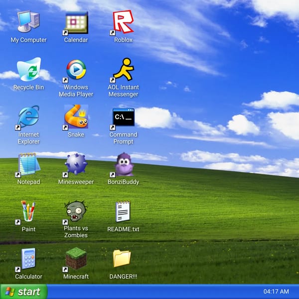 Windows XP Simulator with Evil Bonzi
