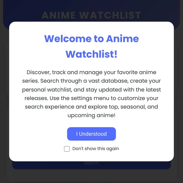 Anime Watchlist