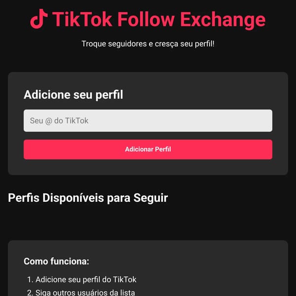TikTok Follow Exchange