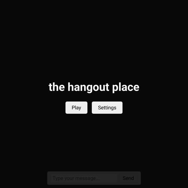 a hangout place