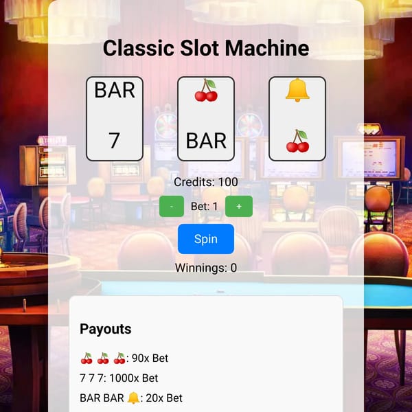 Classic Slot Machine