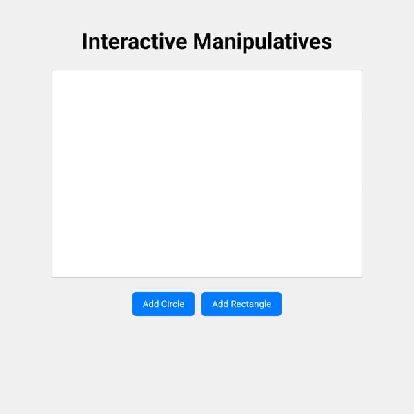 Interactive Manipulatives