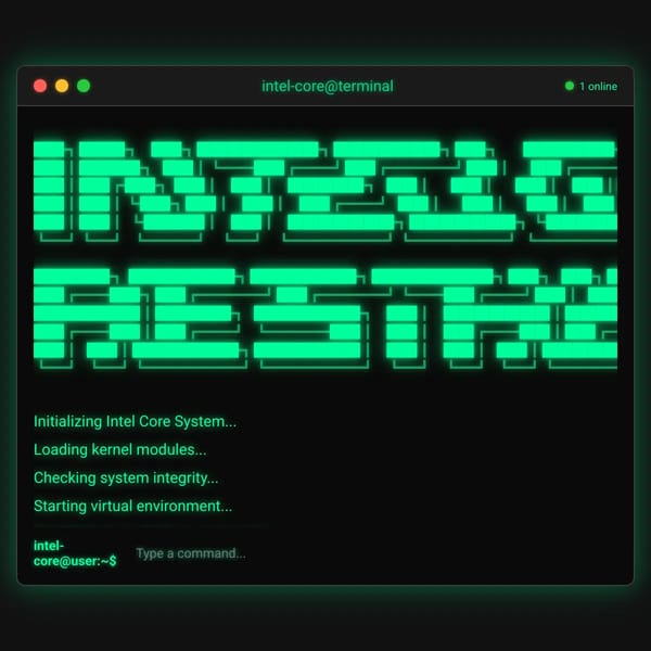Intel Core Aesthetic Terminal