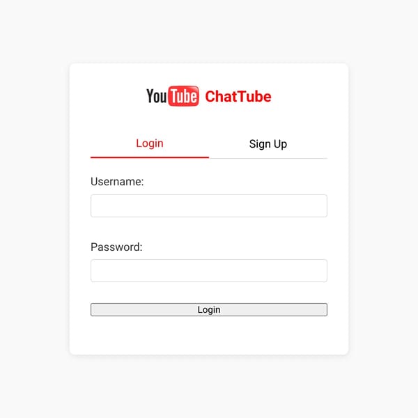YouTube-style Chat Platform