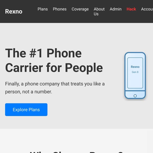 Rexno - The #1 Phone Carrier