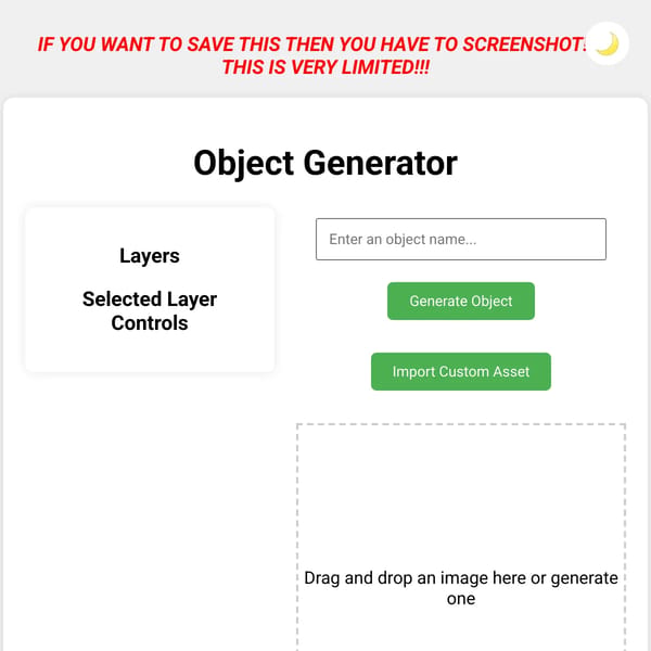Object Character Generator
