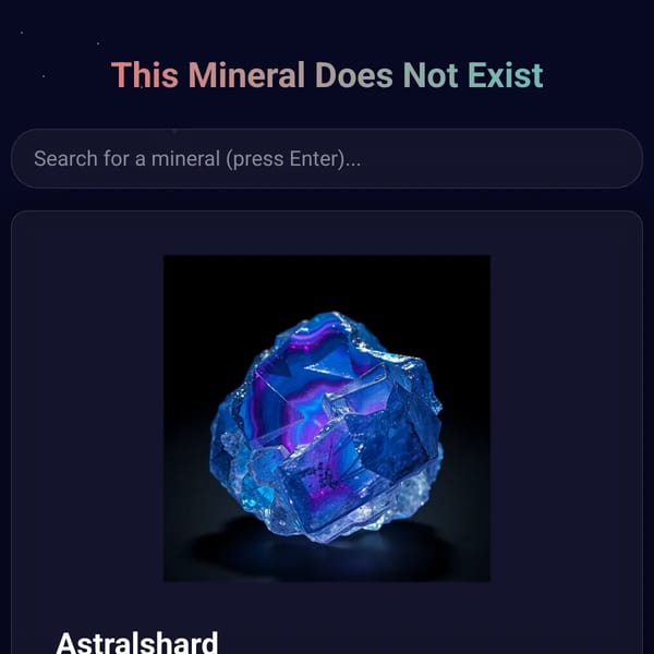 This Mineral Does Not Exist