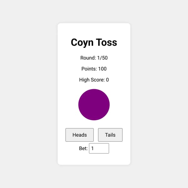 Coyn toss