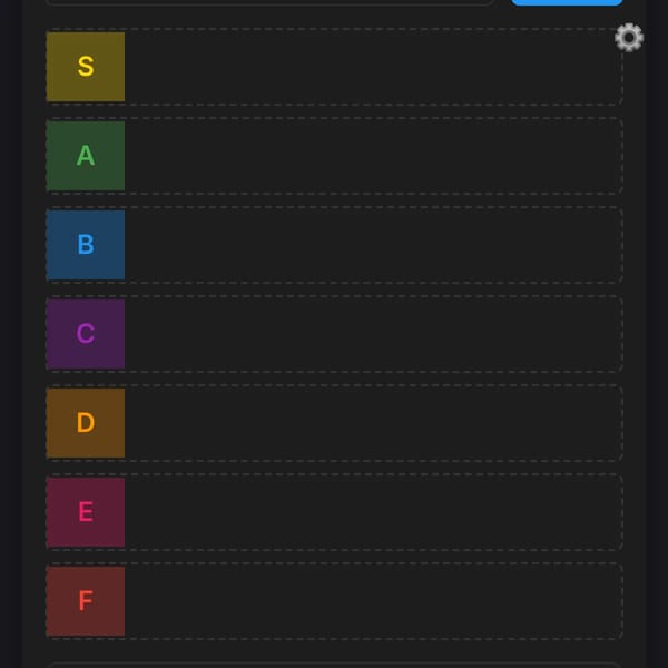AI Tier List Generator