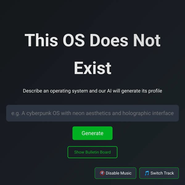 This OS Does Not Exist