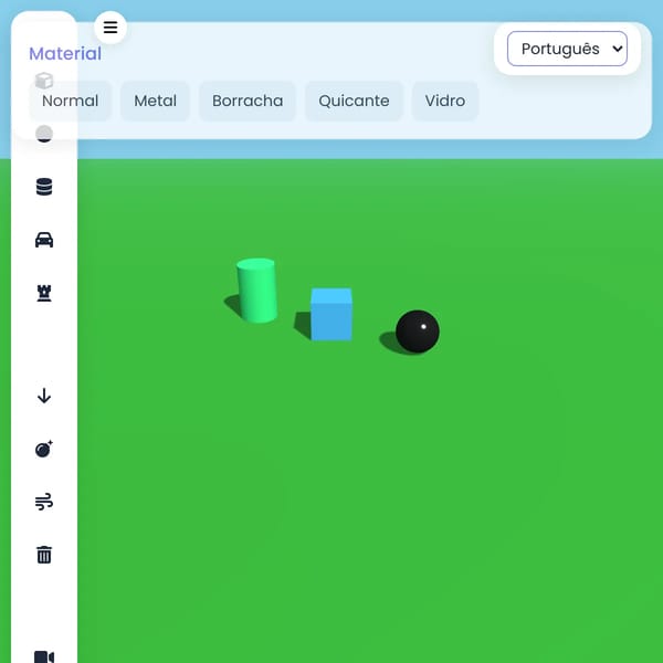 3D Physics Sandbox with Sonnet 3.7