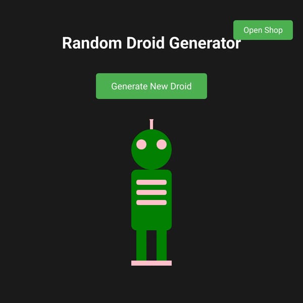 Randomly generated droids